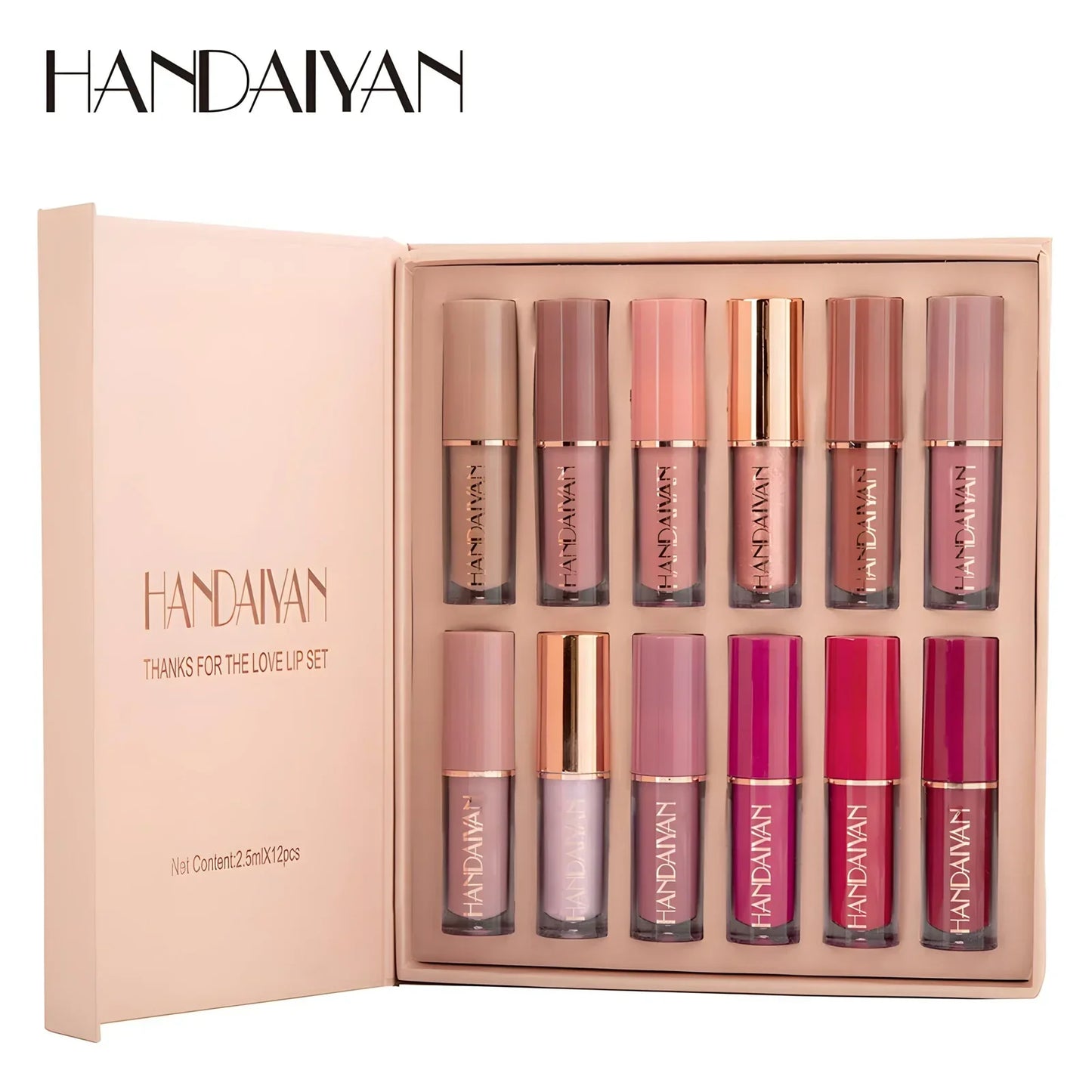 12-Piece Matte Liquid Lipstick