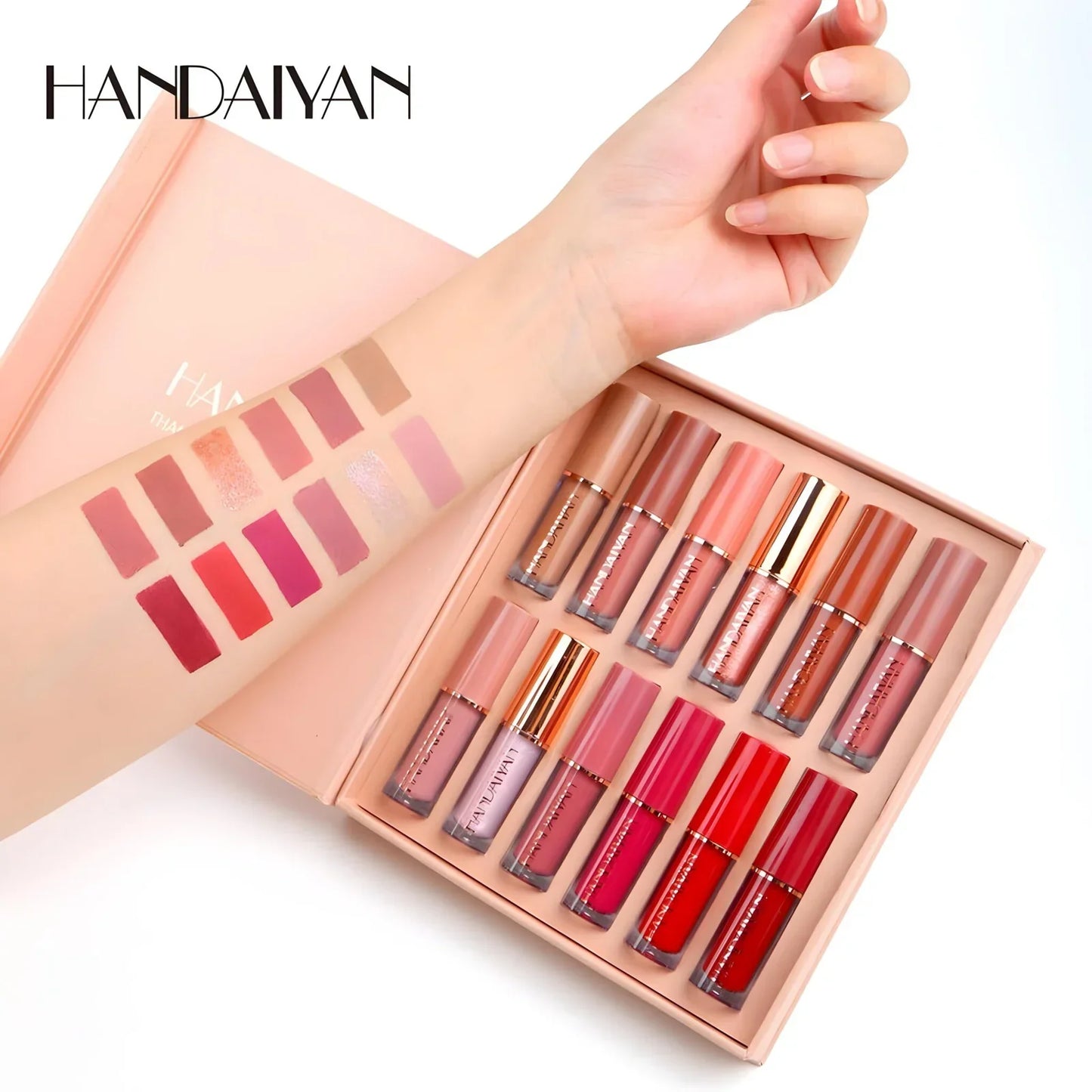 12-Piece Matte Liquid Lipstick