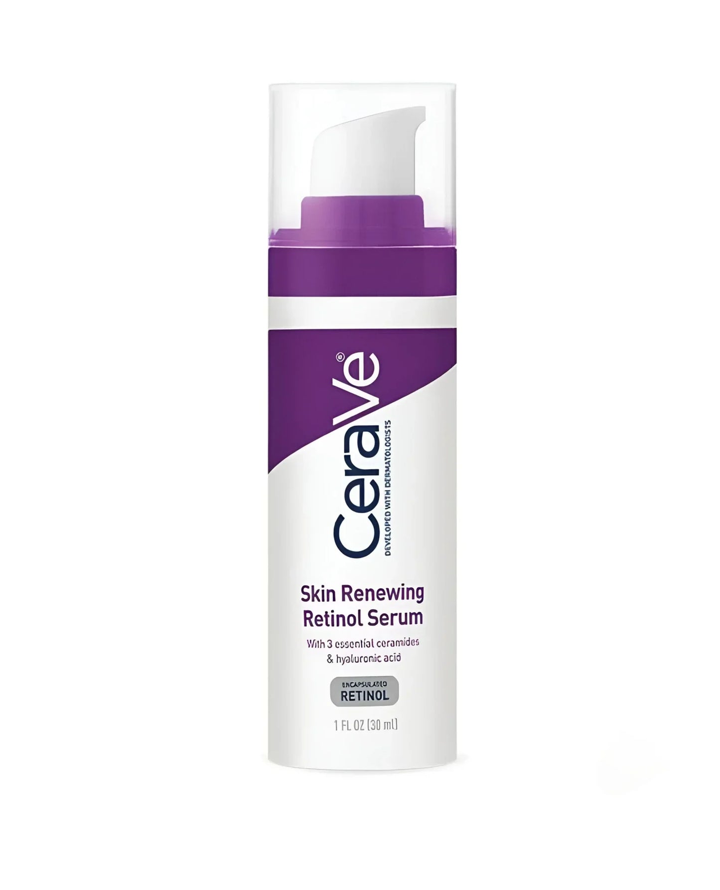 CERAVE 4-in-1 Skincare Kit | Cleanser, Night Cream, Retinol Serum & Sunscreen