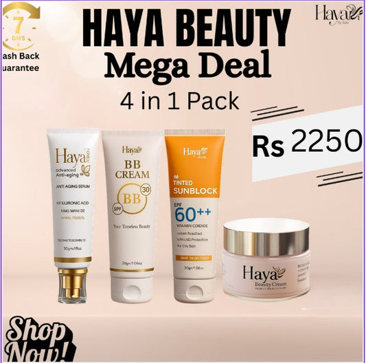 Haya Deal-Beauty Cream-Sunblock-Night Cream-BB Cream